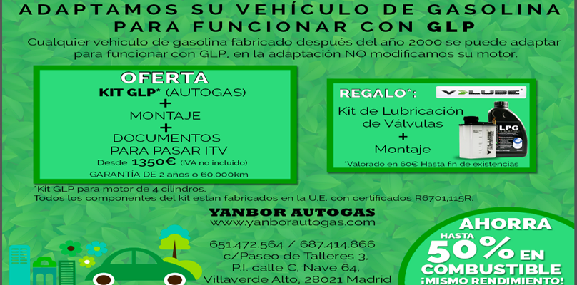 oferta Yanbor Autogas GLP